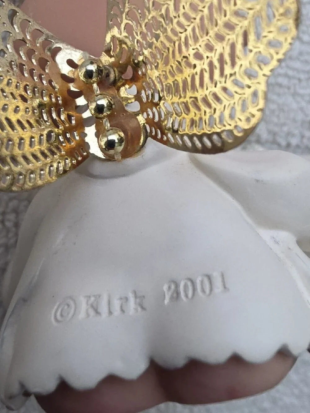 Bride And Groom Kirks Angel Cheeks Set of Two Figurines 2001